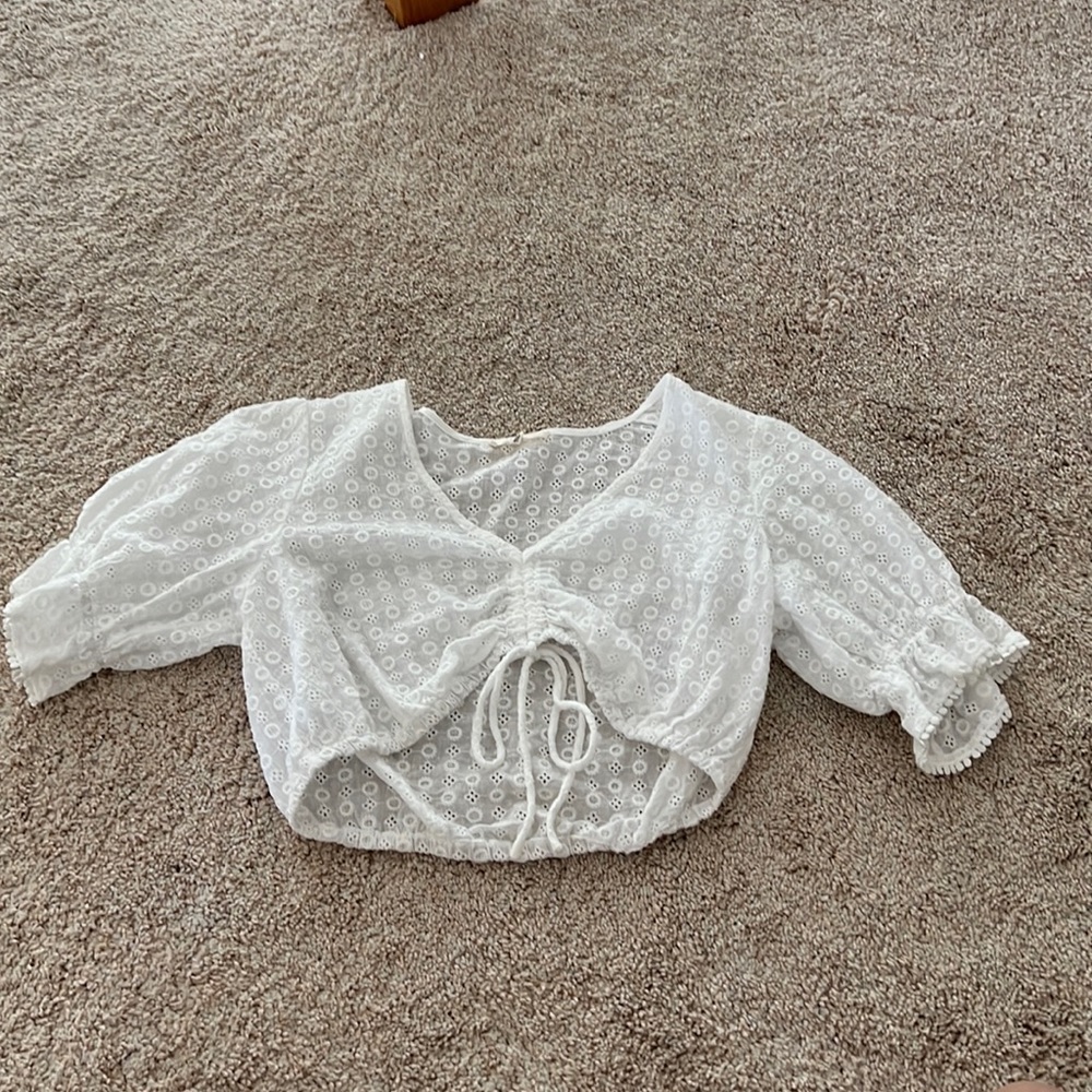 Le Lis see through crop top